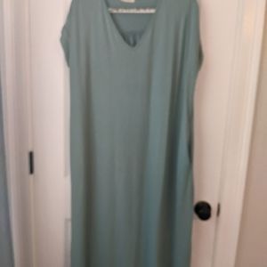 Buttery soft Mint color dress with pockets